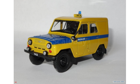 УАЗ-469 милиция, масштабная модель, 1:43, 1/43, Автомобиль на службе, журнал от Deagostini