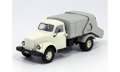 ГАЗ-51 мусоровоз, масштабная модель, 1:43, 1/43, Автомобиль на службе, журнал от Deagostini
