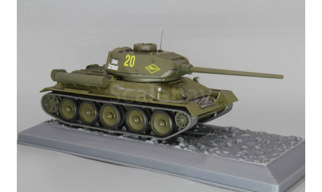 Т-34-85, масштабные модели бронетехники, DeAgostini (военная серия), 1:43, 1/43