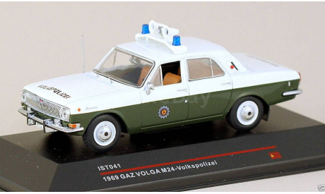 ГАЗ 24 Волга Volkspolizei, масштабная модель, 1:43, 1/43, IST Models