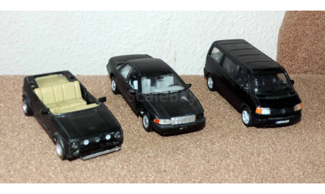 3 модели одним лотом, масштабная модель, Volkswagen, Chevrolet, Kinsmart, Cararama, 1:43, 1/43