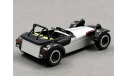 Caterham Super 7 JPE Silver/Carbon, редкая масштабная модель, Kyosho, scale43