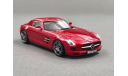 Mercedes-Benz SLS AMG 2010, редкая масштабная модель, Minichamps, 1:43, 1/43