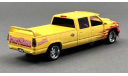 Chevrolet Silverado C-2500 Custom Crew Cab ’Pussy Wagon’ 1997 (’Kill Bill’), редкая масштабная модель, Greenlight Collectibles, scale43