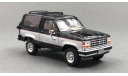 Ford Bronco II 4х4 1989, редкая масштабная модель, Premium X, scale43