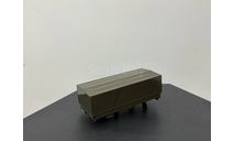 Камаз 53501 Бортовой кузов с тентом, масштабная модель, 1:43, 1/43