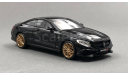 Mercedes-Benz BRABUS 850 S63 AMG S-CLASS COUPE (C217) 2015, редкая масштабная модель, Minichamps, 1:43, 1/43