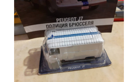 Пежо, журнальная серия Полицейские машины мира (DeAgostini), Peugeot, Автолегенды СССР журнал от DeAgostini, 1:43, 1/43