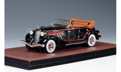 AUBURN 851 SuperCharged Phaeton (open) - 1935 - Black, масштабная модель, GLM, scale43