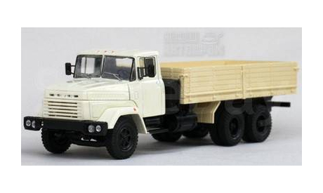 КрАЗ-250 поздний, бортовой - бежевый, масштабная модель, Наш Автопром, scale43