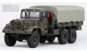 КрАЗ-214Б бортовой тент - темно-зелёный/серый тент, масштабная модель, Наш Автопром, scale43
