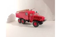 Пожарная АЦ Урал-375, масштабная модель, AVD Models, scale43