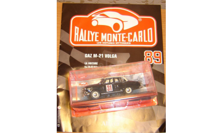 ГАЗ 21 Волга №31 ралли Monte-Carlo, масштабная модель, scale43, DeAgostini Rally Car Collection (by IXO)