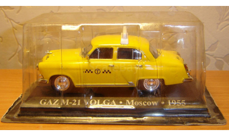 ГАЗ 21 Волга такси самый старый вариант, масштабная модель, IXO Road (серии MOC, CLC), scale43