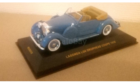 MUS039 Lagonda LG6 Drophead Coupe 1938, масштабная модель, scale43, IXO Museum (серия MUS)