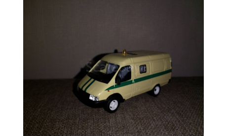 Газ 2705 газель инкасаторский фургон, масштабная модель, scale0