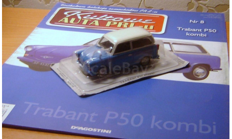 Kultowe Auta PRLu 008 Trabant Трабант P50, масштабная модель, scale43, DeAgostini-Польша (Kultowe Auta)