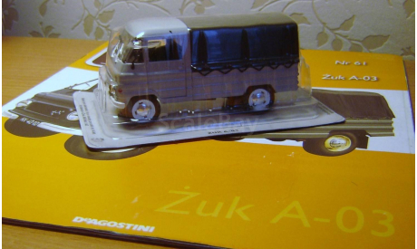 Kultowe Auta PRLu 061 Zuk Жук A03, масштабная модель, scale43, DeAgostini-Польша (Kultowe Auta), ZUK (FSR)