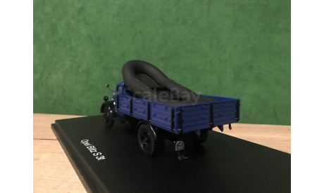 Opel Blitz S 3t THW с надувной лодкой в кузове, масштабная модель, Schuco, scale43