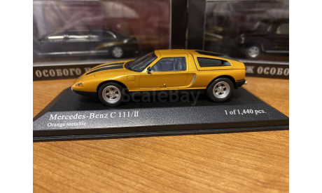 Mercedes-Benz C111/2 Orange Metalic (430030060), Minichamps, 1:43, масштабная модель, scale43