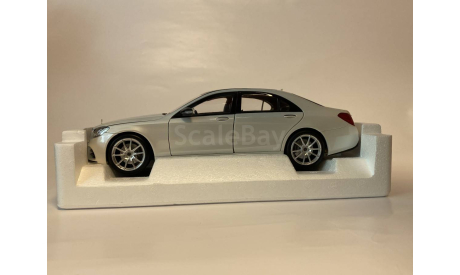 Mercedes-Benz W222 S-class AMG Line - white (183792), Norev, 1:18, масштабная модель, scale18