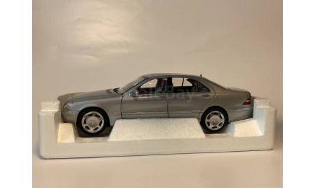 Mercedes-Benz S600 (W220) - silver (183810), Norev, 1:18, масштабная модель, scale18