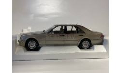 Mercedes-Benz S600 (W140) - pearlsilver (183723), Norev, 1:18