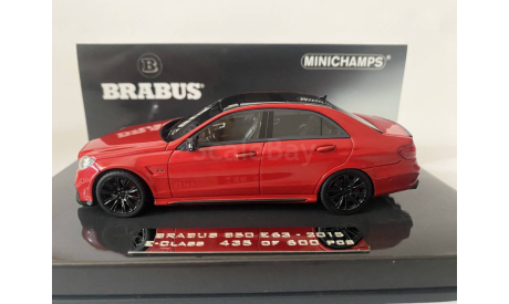 Mercedes-Benz Brabus 850 E63 E-Class (2015) red metallic (437034100), Minichamps, 1:43, масштабная модель, scale43