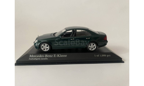 Mercedes-Benz E-Class (W211) green met (400031502), Minichamps, 1:43, масштабная модель, scale43