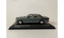 Mercedes-Benz S-class 560 SEL (W126) 1985 (039301), Minichamps, 1:43, масштабная модель, scale43