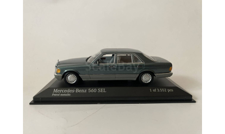 Mercedes-Benz S-class 560 SEL (W126) 1985 (039301), Minichamps, 1:43, масштабная модель, scale43