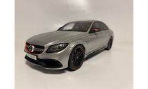 Mercedes-Benz AMG AMG C 63 S SEDAN W205 Edition One Iridium Silver Metallic 2015 (GT068), GT Spirit, 1:18, масштабная модель, scale18