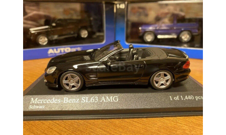 Mercedes-Benz SL 63 AMG, Minichamps, 1:43, масштабная модель, 1/43