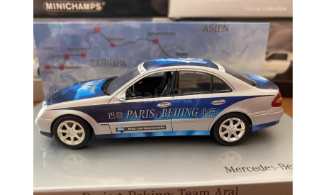 Mercedes-Benz W211 Paris-Beijing (b66962268), Minichamps, 1:43, масштабная модель, scale43