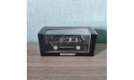 1/43 Porsche Cayenne S 2002 Black Minichamps, масштабная модель, scale43