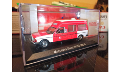 Мерседес Бенц Mercedes Benz W123 300 D Скорая помощь Ambulance Hamburg Feuerwehr 1983 Norev 1:43