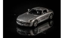 Mercedes SLS AMG суперкары журнальная серия 1/43 (без журнала), масштабная модель, scale43, DeAgostini, Mercedes-Benz