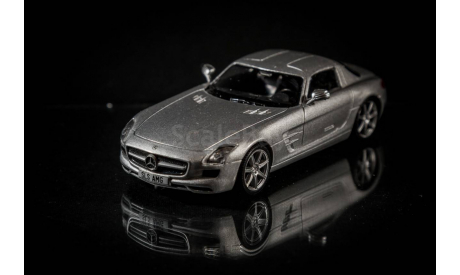 Mercedes SLS AMG суперкары журнальная серия 1/43 (без журнала), масштабная модель, scale43, DeAgostini, Mercedes-Benz