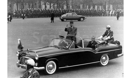 Citroen 15/6 Chapron Convertible президента Франции Рене Коти 1957 черный, масштабная модель, scale43, Norev, Citroën