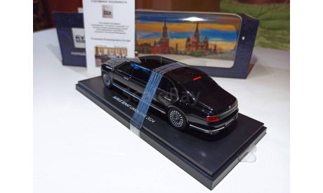Aurus Sеnаt Limоusinе pеcтайлинг 2024, масштабная модель, scale43
