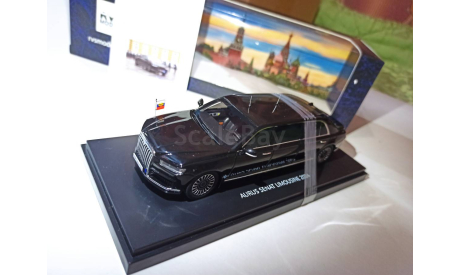 Aurus Sеnаt Limоusinе pеcтайлинг 2024, масштабная модель, scale43