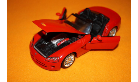 DODGE VIPER 2002, масштабная модель, 1:24, 1/24, Maisto