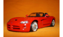 DODGE VIPER 2002, масштабная модель, 1:24, 1/24, Maisto