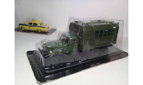 Масштабная модель автомобиля ЗИС 151 ’Кунг’. ’Хаки’. ’АНС’. 1:43, масштабная модель, Автомобиль на службе, журнал от Deagostini, 1/43