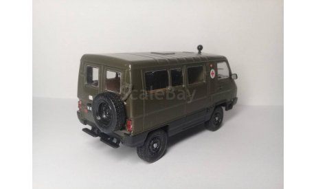 Масштабная модель автомобиля СССР - УАЗ 3972. ’Санитарный’. 1:43., масштабная модель, Автолегенды СССР журнал от DeAgostini, scale43