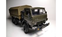 Масштабная модель автомобиля КАМАЗ 4310 хаки. Поворотные колеса. 1:43. Казань. Арек. Элекон., масштабная модель, scale43