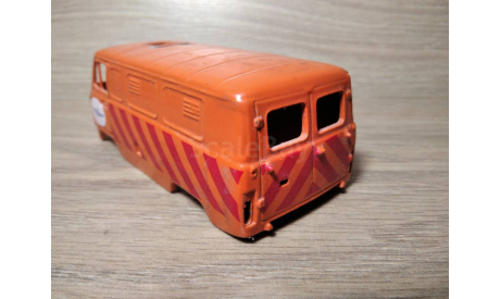 Кузов к масштабной модели автомобиля - УАЗ 3741 (452).  Аэрофлот. Металл. 1:43., запчасти для масштабных моделей, Агат/Моссар/Тантал, scale43