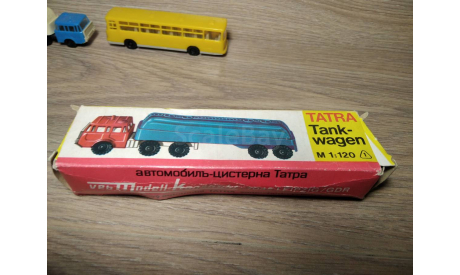 Коробка к модели автомобиля Татра. 1:120. Картон., боксы, коробки, стеллажи для моделей