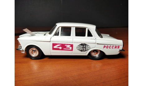 Масштабная модель автомобиля Москвич 412. № 26. Ралли. Саратов. 1:43. Состояние. (6)., масштабная модель, Агат/Моссар/Тантал, scale43
