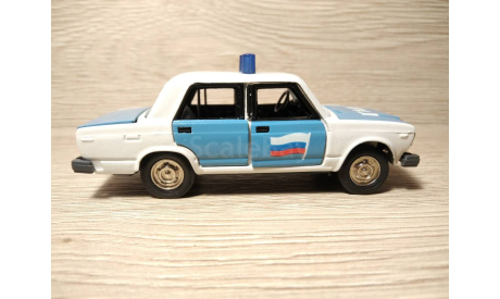 Масштабная модель автомобиля СССР - ВАЗ-2107 Жигули ГАИ. Агат. 1:43., масштабная модель, Агат/Моссар/Тантал, scale43